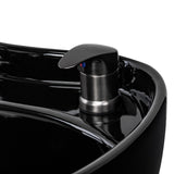 Gabbiano Ines Lavatesta Elettrico Con Massaggio – Nero · Miscelatore