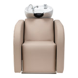 Gabbiano Ines Lavatesta Elettrico Con Massaggio – Beige · Vista frontale