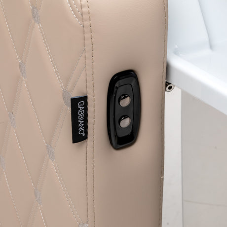 Gabbiano Ines Lavatesta Elettrico Con Massaggio – Beige · Pulsanti di comando