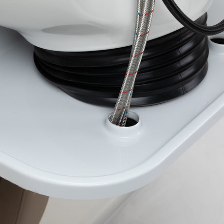 Gabbiano Ines Lavatesta Elettrico Con Massaggio – Beige · Dettaglio fissaggio