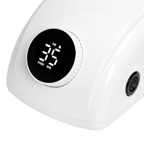 EXO Futura Fresa Unghie 65W – Bianca · Display digitale