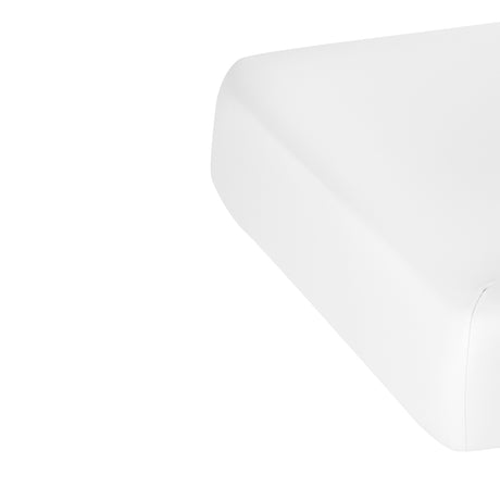 Sillon Siesta Lettino SPA Elettrico – Bianco, Base Marrone Chiaro · Rivestimento rimovibile