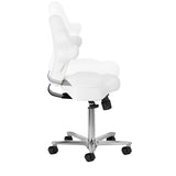 Azzurro Special 152 Sedia Operatore – Bianca Neve · Vista laterale