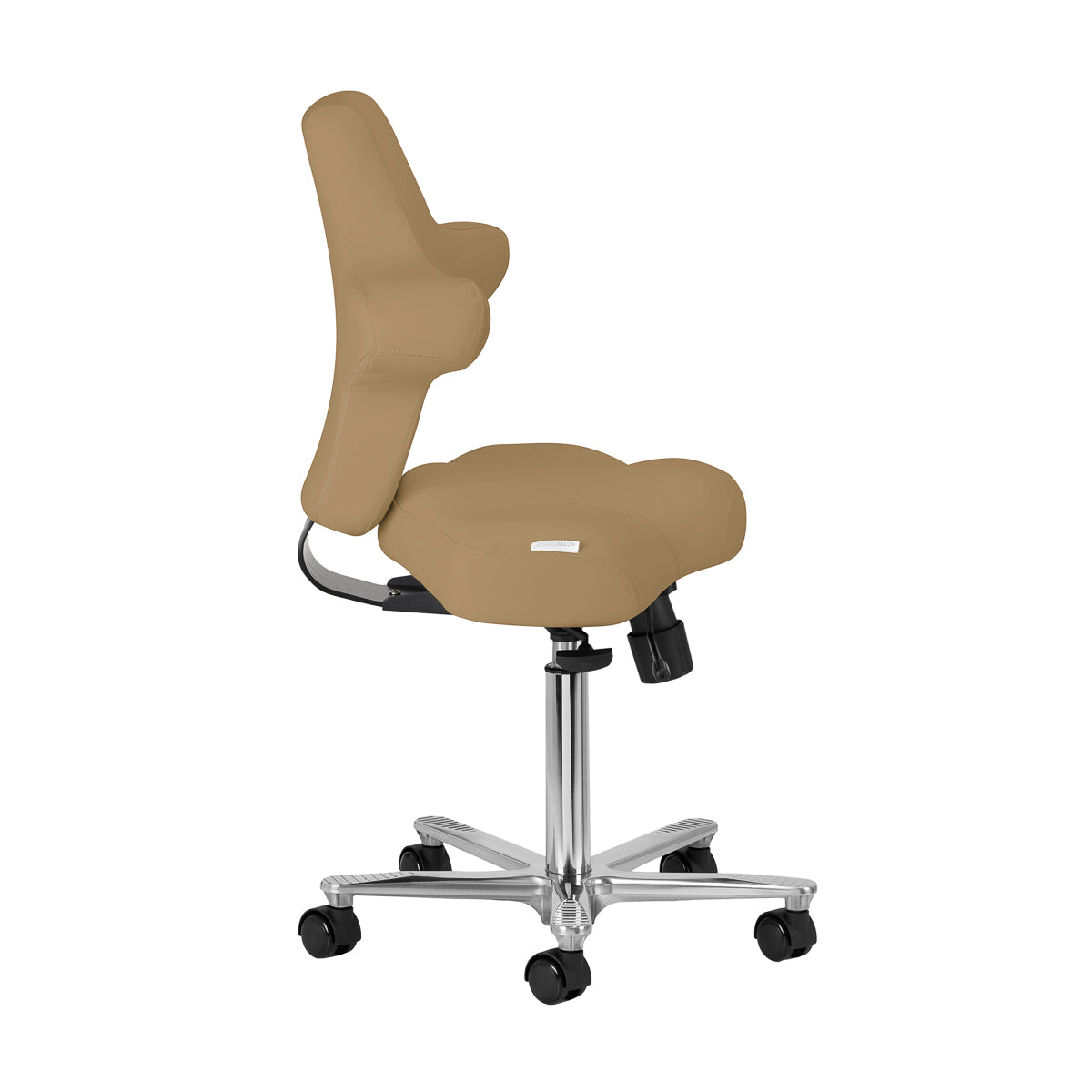 Azzurro Special 152 Sedia Operatore – Beige · Vista laterale
