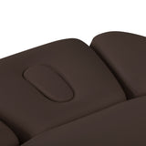 Sillon Relax · marrone scuro · poggiatesta e foro per il viso