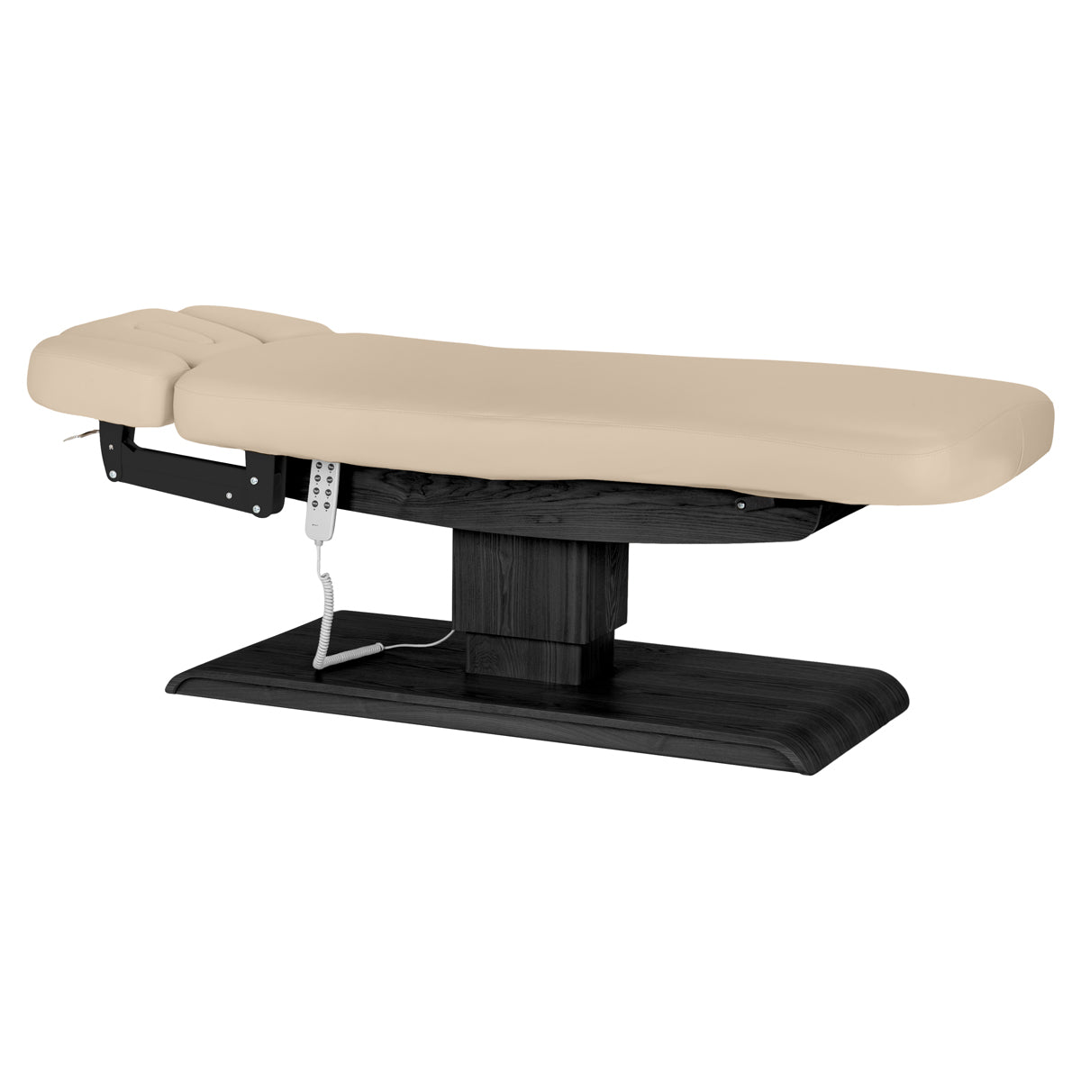 Lettino SPA Elettrico Sillon Relax – Beige, Base Nero · Vista generale