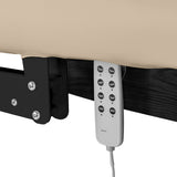 Lettino SPA Elettrico Sillon Relax – Beige, Base Nero · Telecomando