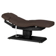 Lettino SPA Elettrico Sillon Relax – Marrone Scuro, Base Nero · Vista generale