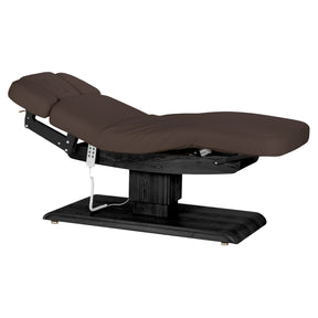 Lettino SPA Elettrico Sillon Relax – Marrone Scuro, Base Nero · Vista generale