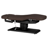 Lettino SPA Elettrico Sillon Relax – Marrone Scuro, Base Nero · Vista generale