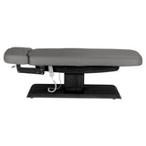 Lettino SPA Elettrico Sillon Relax – Grigio, Base Nero · Vista laterale