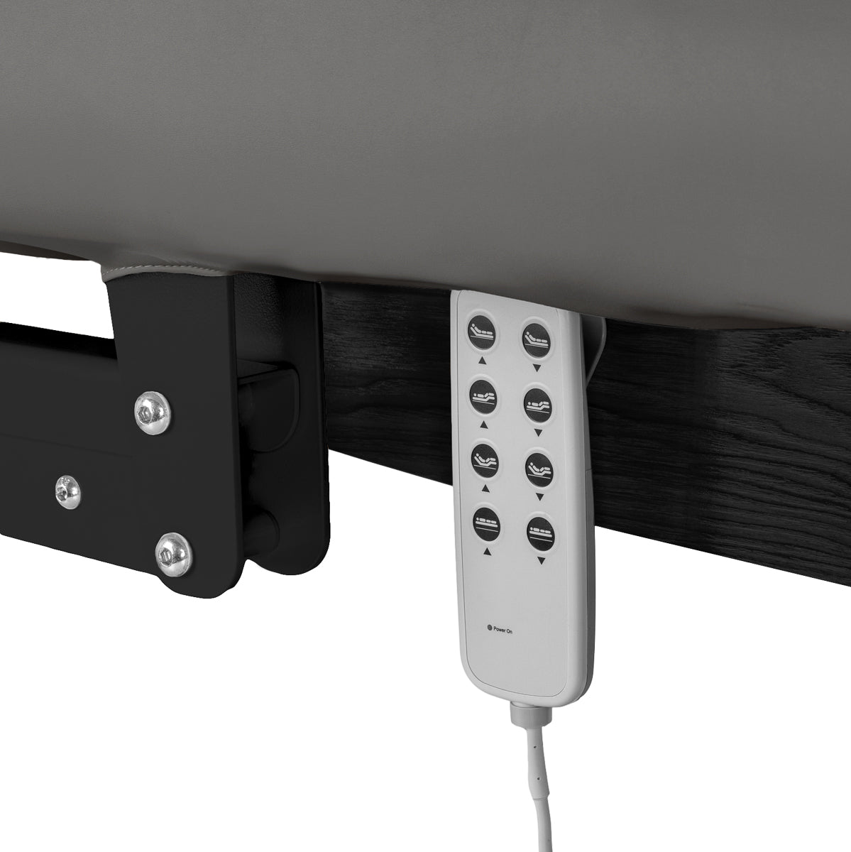 Lettino SPA Elettrico Sillon Relax – Grigio, Base Nero · Telecomando