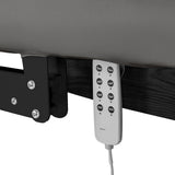 Lettino SPA Elettrico Sillon Relax – Grigio, Base Nero · Telecomando