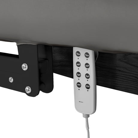 Lettino SPA Elettrico Sillon Relax – Grigio, Base Nero · Telecomando