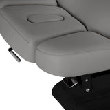 Lettino SPA Elettrico Sillon Relax – Grigio, Base Nero · Poggiatesta