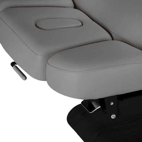Lettino SPA Elettrico Sillon Relax – Grigio, Base Nero · Poggiatesta