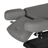 Lettino SPA Elettrico Sillon Relax – Grigio, Base Nero · Lati del poggiatesta