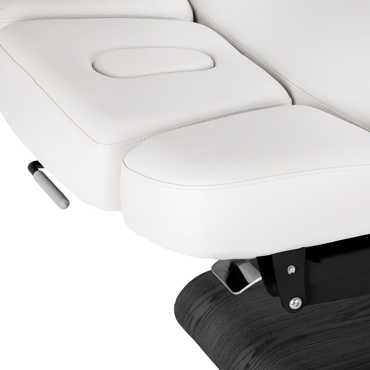 Sillon Relax · bianco / nero · poggiatesta e foro per il viso