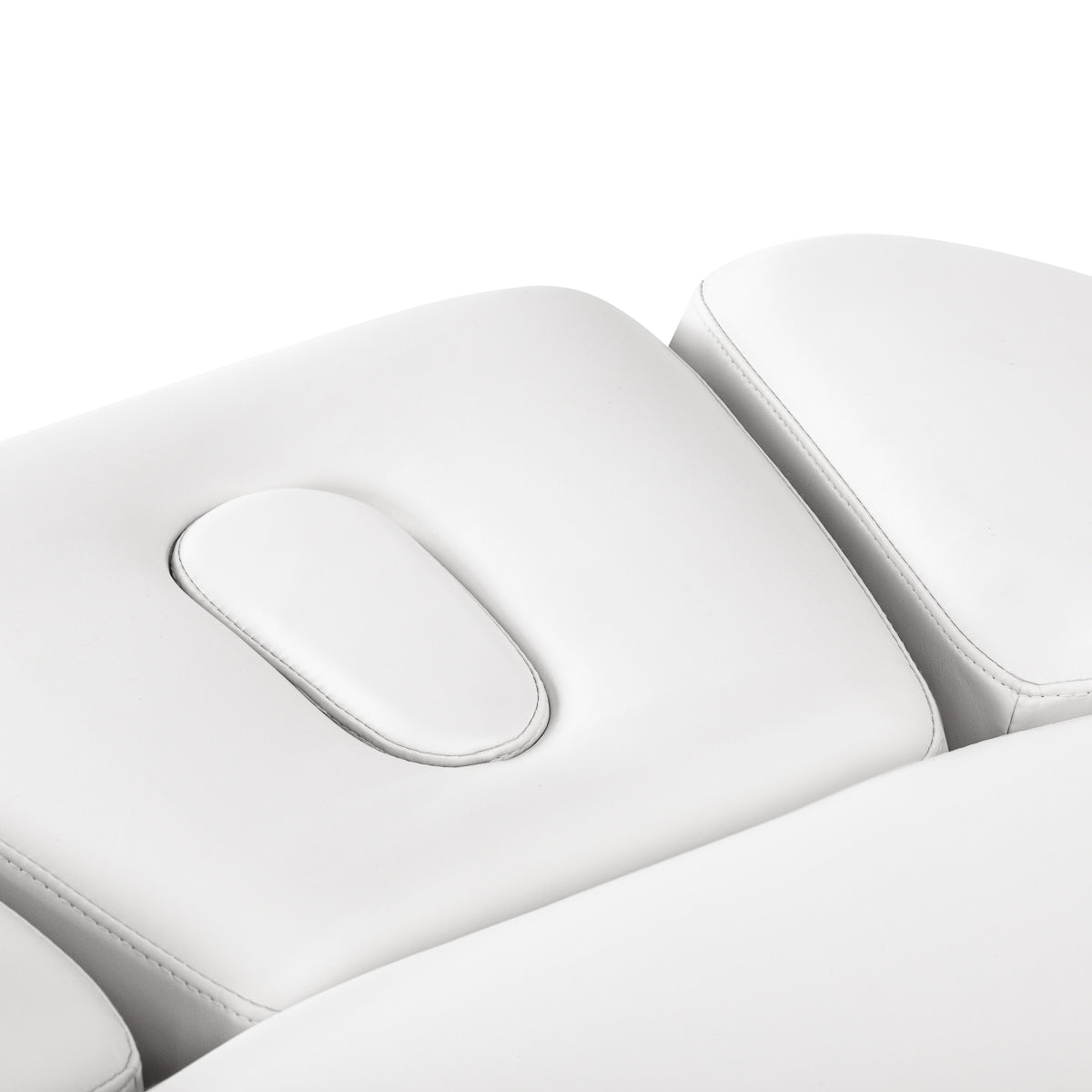Sillon Relax · bianco / nero · poggiatesta e foro per il viso