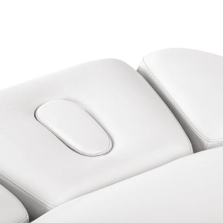 Sillon Relax · bianco / nero · poggiatesta e foro per il viso