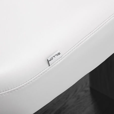Sillon Relax · bianco / nero · etichetta Sillon e cucitura