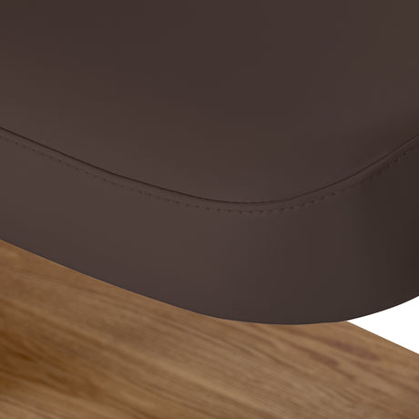 Sillon Relax · marrone scuro / marrone chiaro · cucitura del bordo