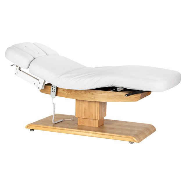 Sillon Relax · bianco / marrone chiaro · posizione semisdraiata