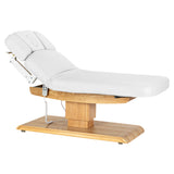 Sillon Relax · bianco / marrone chiaro · schienale sollevato