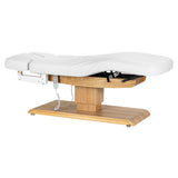 Sillon Relax · bianco / marrone chiaro · posizione orizzontale