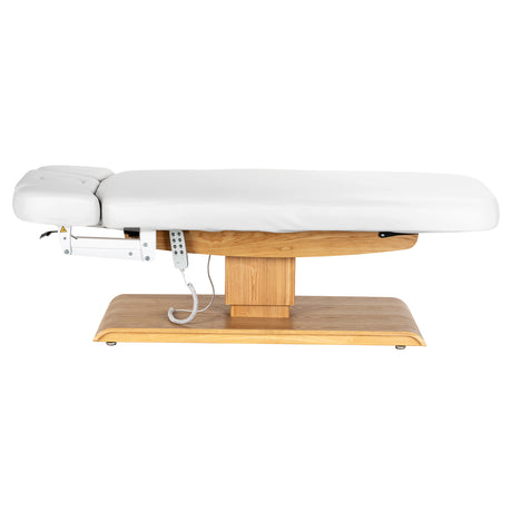Sillon Relax · bianco / marrone chiaro · vista laterale