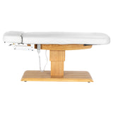 Sillon Relax · bianco / marrone chiaro · vista laterale