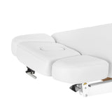 Sillon Relax · bianco / marrone chiaro · poggiatesta e foro per il viso