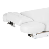Sillon Relax · bianco / marrone chiaro · poggiatesta e foro per il viso