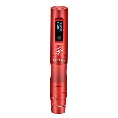 SOULNOVA E2 Mini Wireless PMU Machine Pen 2.5mm Red - BVShop