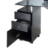 Manicure Table + HoodBD-3453+P BLACK - BVShop