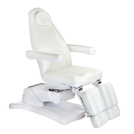 Elektryczny fotel kosmetyczny Mazaro BR-6672A White - BVShop