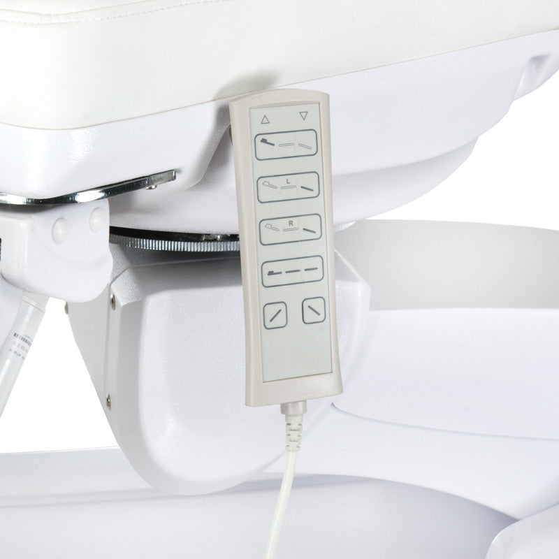 Elektryczny fotel kosmetyczny Mazaro BR-6672A White - BVShop