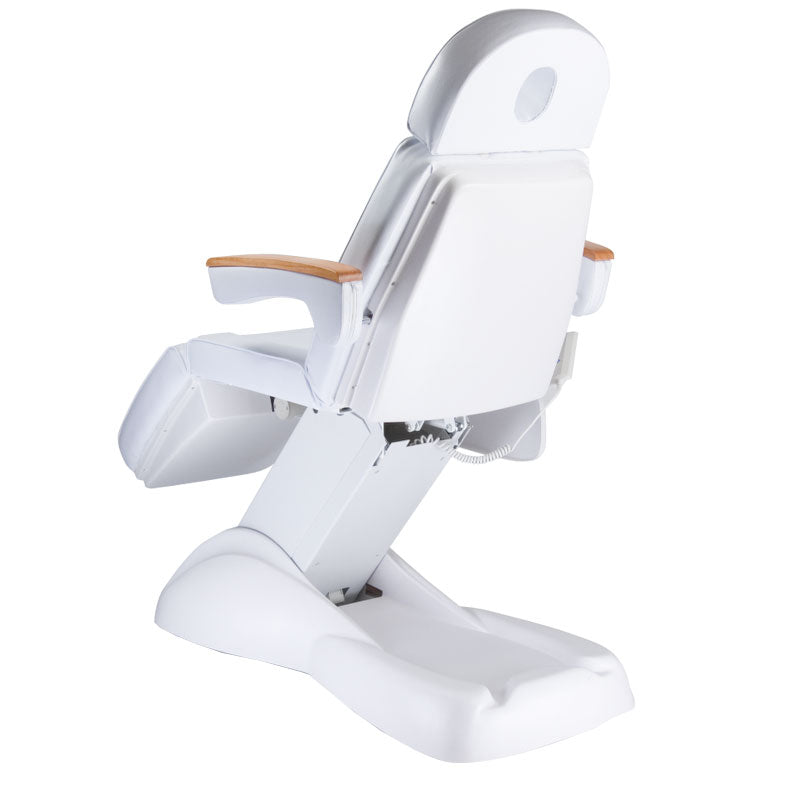 Fotel kosmetyczny elektryczny LUX BW-273B White - BVShop