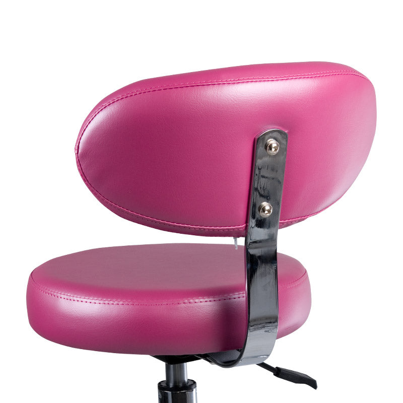 Cosmetic Stool with backrest BD-9934 Heather - BVShop
