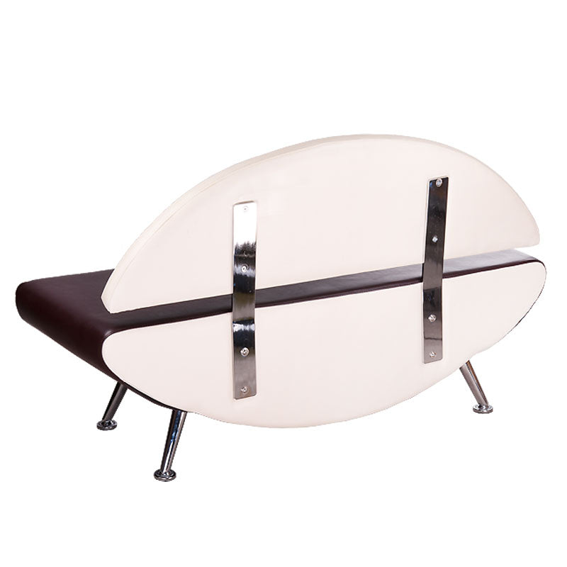 Kanapa do poczekalni Carini BD-6710 crema-brązowy - BVShop