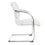 Fotel konferencyjny CorpoComfort BX-3339B White - BVShop