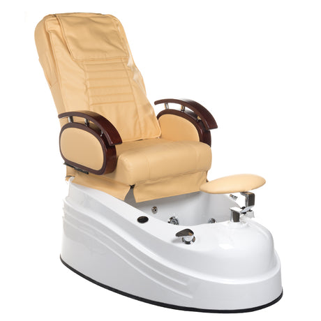 Fotel do pedicure z masażem BR-2307 Beżowy - BVShop