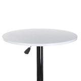 White Beauty System Bar Table BX-9001 with sleek modern design, shown from a side view on a plain background.