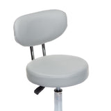 Gray cosmetic stool BT-229 by Beauty System with cushioned seat and adjustable height for salon or beauty treatment use.