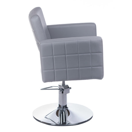Ernesto Hairdressing Chair light gray BM-6302 - BVShop