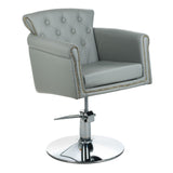 Hairdressing Chair ALBERTO BH-8038 light gray - BVShop