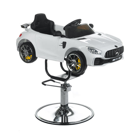 Children's Mercedes white hairdressing chair - BVShop
