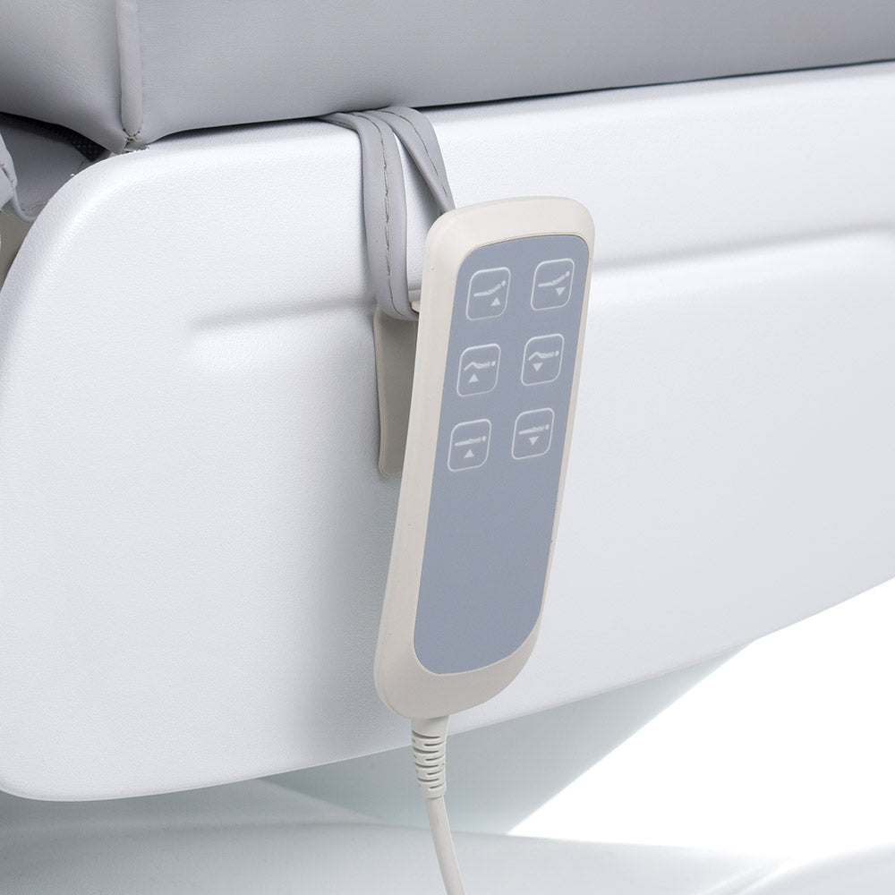 Fotel kosmetyczny elektr LUX BW-273B Jasny Szary - BVShop