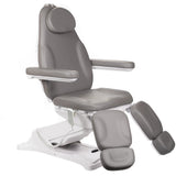 Gray electrical beauty chair by Beauty System, model MODENA PEDI BD-8294, with padded seat and adjustable backrest for spa or salon use.
