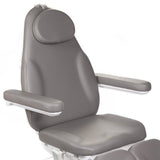 Gray electrical beauty chair Modena Pedi BD-8294 by Beauty System with padded seat and adjustable features, designed for salon pedicures.